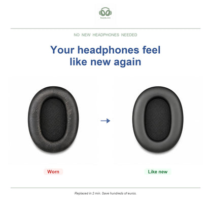 Oorkussens voor Sony WH-1000XM6 – Geschikt voor WH-1000XM6 — Before and after