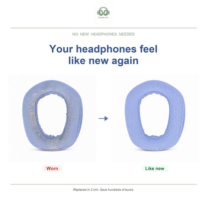Oorkussens voor Logitech G435 / Zone Vibe – Geschikt voor G435, Zone Vibe 100, 125, Wireless — Before and after