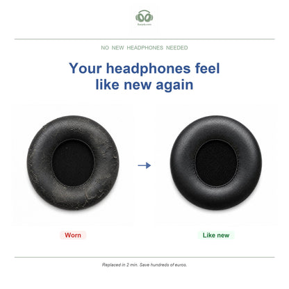 Oorkussens voor Beats Solo 4 – Geschikt voor Beats Solo 4 (2024) — Before and after