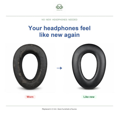 Oorkussens voor Sennheiser PXC 550 Serie – Geschikt voor PXC 550, PXC 550-II, MB 660 UC en meer — Before and after
