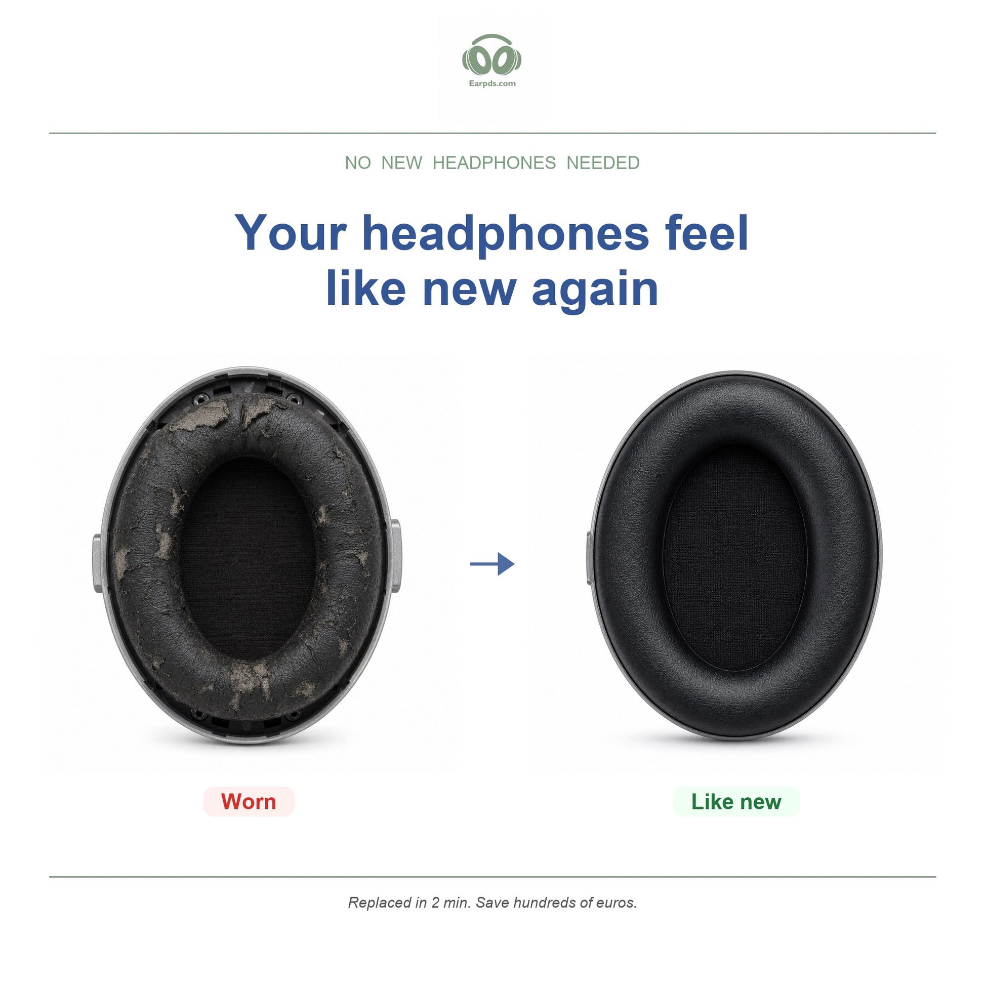 Replacement ear pads for HyperX Cloud Orbit Series – Suitable for Cloud Orbit, Cloud Orbit S
