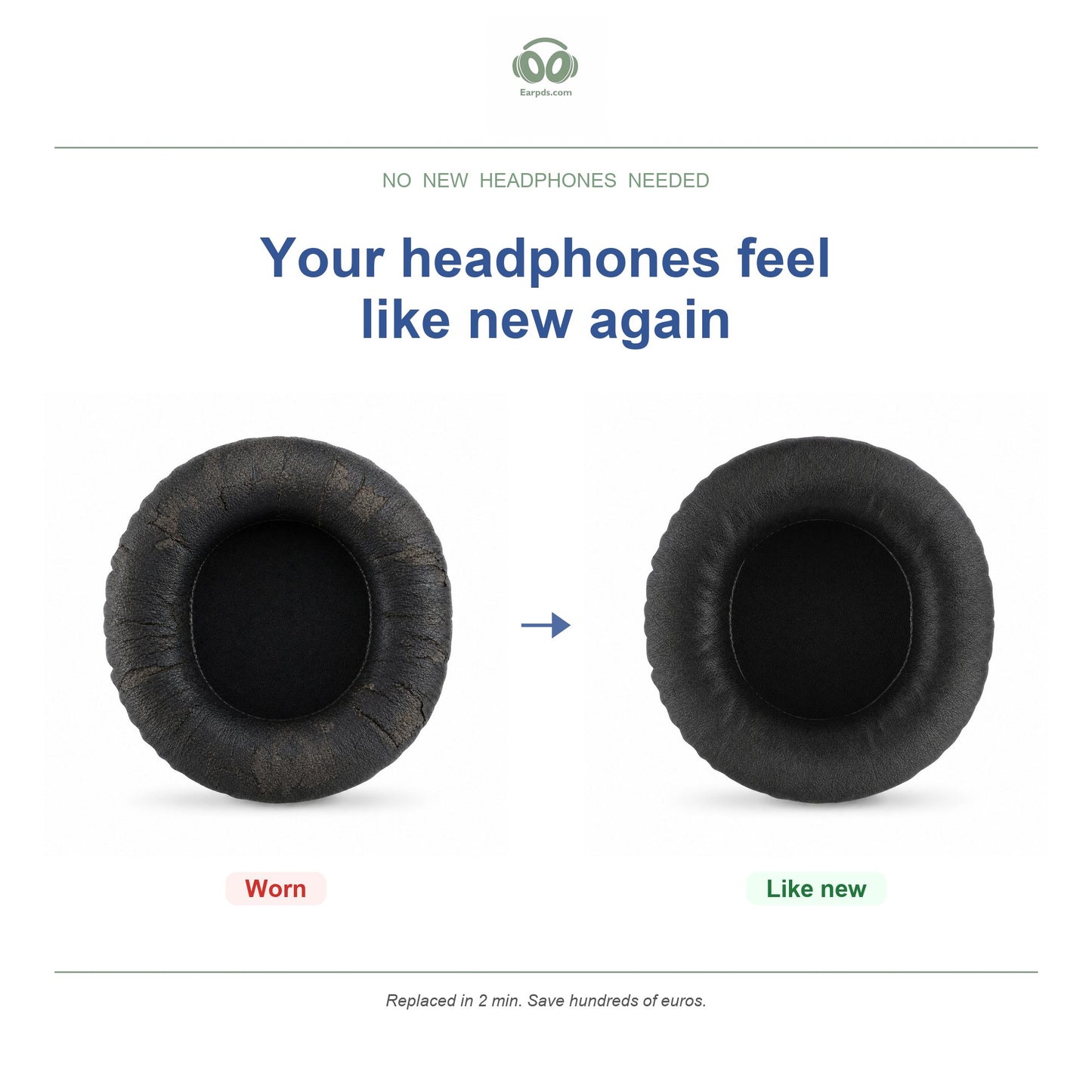 Oorkussens voor SteelSeries Siberia Serie – Geschikt voor Siberia V1, V2, V3 en meer — Before and after