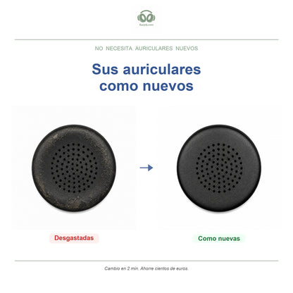 Almohadillas de repuesto para Skullcandy Uproar Series, antes y después