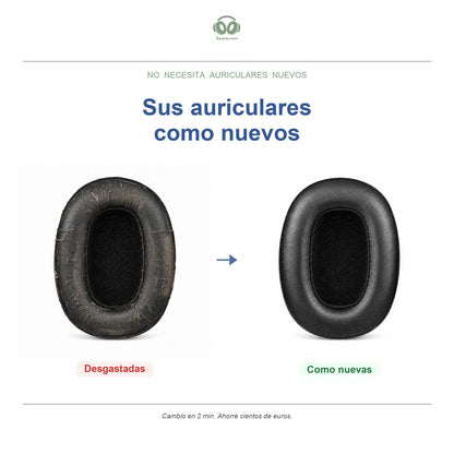 Almohadillas de repuesto para Skullcandy Crusher 360, antes y después