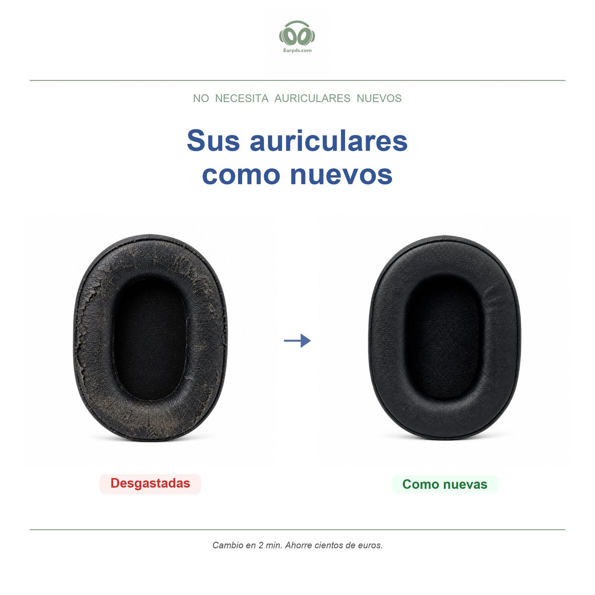 Almohadillas para Razer Opus Series | Almohadillas de repuesto para auriculares, compatibles con Razer Opus, Opus X