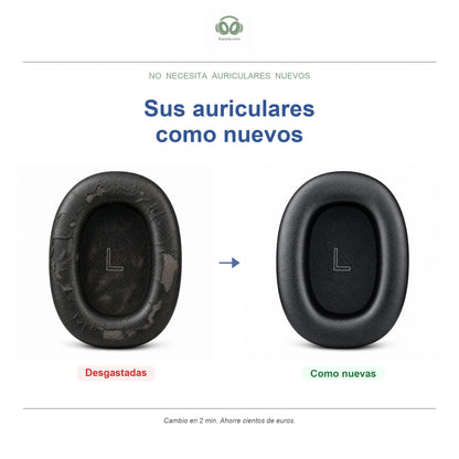 Almohadillas para Bowers & Wilkins PX8 S2 & PX7 S3, antes y después