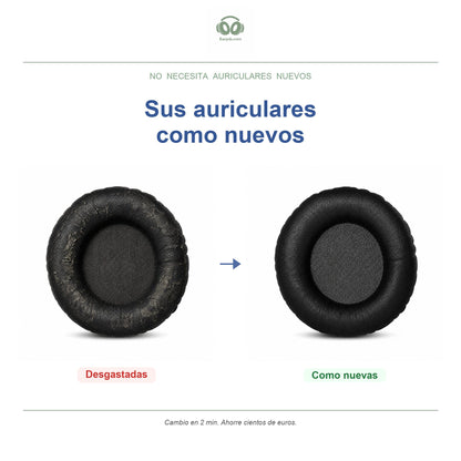 Almohadillas de repuesto para Beyerdynamic DT 240 PRO, antes y después