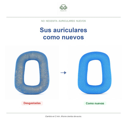 Almohadillas de repuesto para Logitech G430 / G230 Series, antes y después