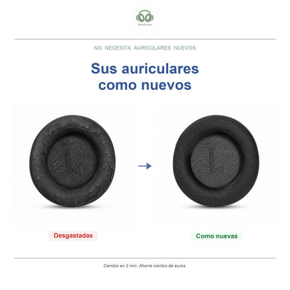 Almohadillas de repuesto para Corsair Virtuoso Max, antes y después