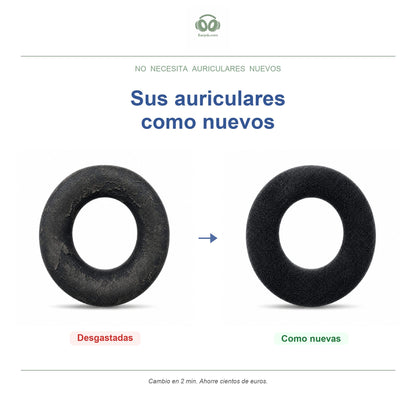Almohadillas para Beyerdynamic Amiron Home, antes y después