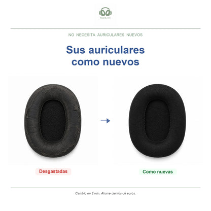 Almohadillas de repuesto para Marshall Monitor I, antes y después