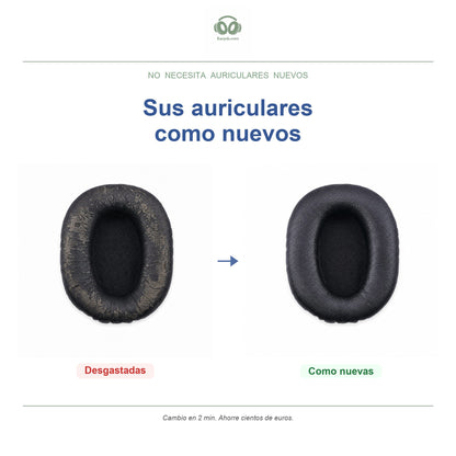 Almohadillas de repuesto para Logitech G Pro / G433 Series, antes y después