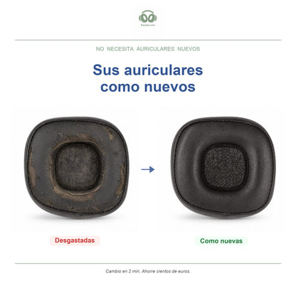 Almohadillas de repuesto para Marshall Major IV, antes y después