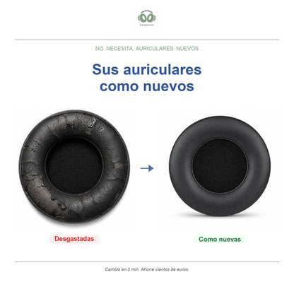 Almohadillas de repuesto para Skullcandy Hesh / Hesh 2 Series, antes y después