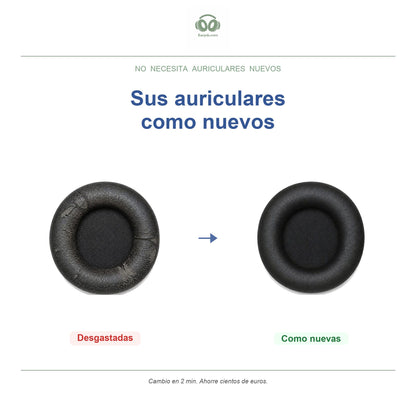 Almohadillas para AKG Y600NC Wireless, antes y después