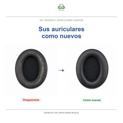 Almohadillas de repuesto para Soundcore Q11i, antes y después