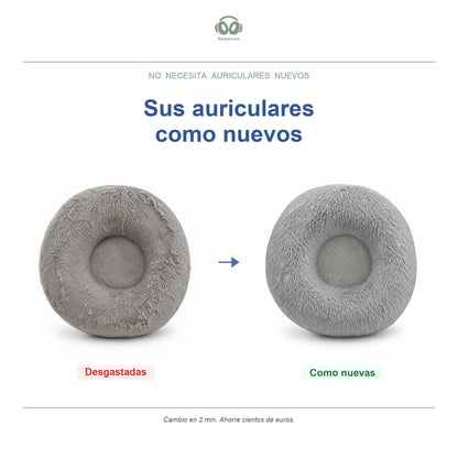 Almohadillas de repuesto para Logitech H390 / Zone 300, antes y después