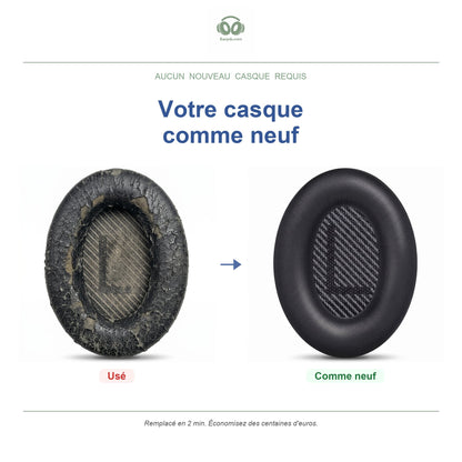Oorkussens voor Bose QC / AE Serie – Geschikt voor QC25, QC35, QC35 II, AE2 en meer — Before and after