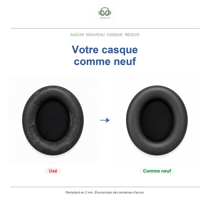 Oorkussens voor Soundcore Space One Pro – Geschikt voor Soundcore Space One Pro — Before and after