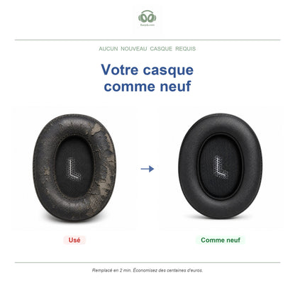 Oorkussens voor JBL E55BT – Geschikt voor JBL E55BT — Before and after