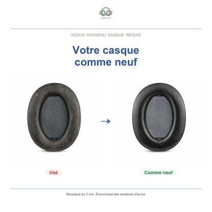 Oorkussens voor Sony h.ear on 3 – Geschikt voor WH-H910N — Before and after