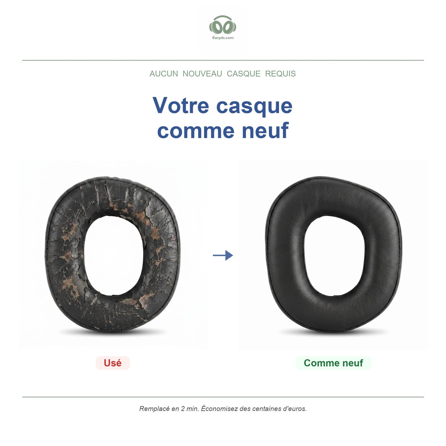 Oorkussens voor Turtle Beach Stealth 700 Gen 2 – Geschikt voor Stealth 700 Gen 2, Stealth 700 Gen 2 MAX — Before and after
