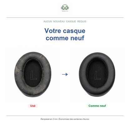 Oorkussens voor Soundcore Life Q10 Serie – Geschikt voor Life Q10, Life Q10BT, Life 2 Neo — Before and after