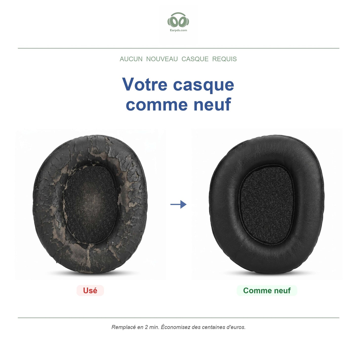 Oorkussens voor Turtle Beach Stealth 600 Gen 2 – Geschikt voor Stealth 600 Gen 2, Stealth 600 Gen 2 MAX — Before and after