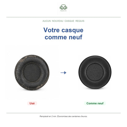 Coussinets pour AKG K181 / K181 DJ / K181 DJ UE, avant et après