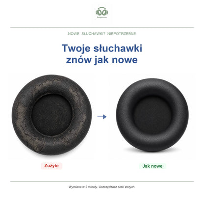 Gąbki do słuchawek Razer Kraken V1 Series, przed i po