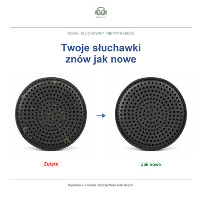 Gąbki do słuchawek Skullcandy Grind Series, przed i po