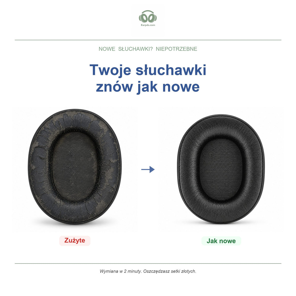 Gąbki do słuchawek SteelSeries Arctis Series | Pasują do Arctis 7, Arctis 9, Arctis Pro i innych