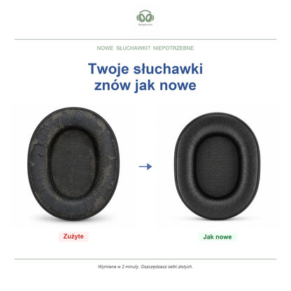 Gąbki do słuchawek SteelSeries Arctis Series, przed i po