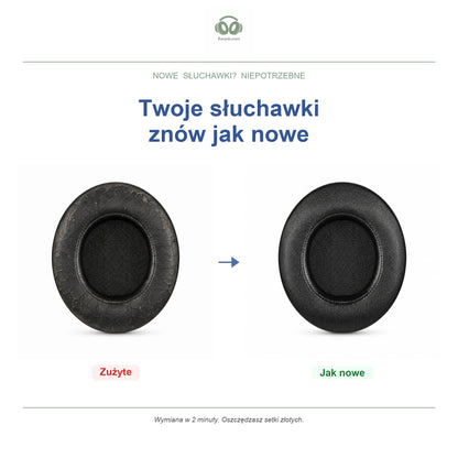 Gąbki do słuchawek Razer Kraken V2 Series, przed i po