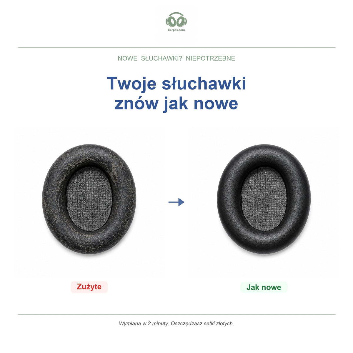 Gąbki do słuchawek SteelSeries Arctis Nova Pro Wireless | Pasują do Nova Pro Wireless, Xbox, PlayStation