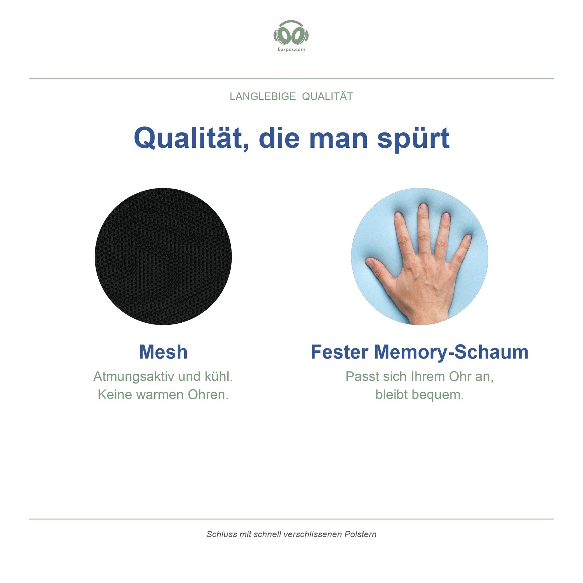 Ersatz-Ohrpolster – Mesh