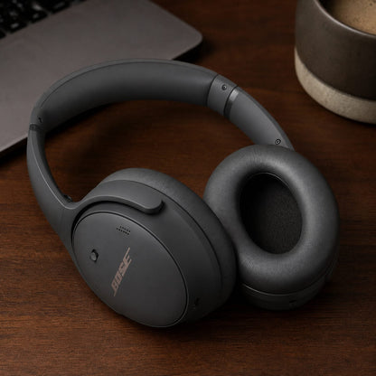Replacement ear pads for Bose QC45 Series, in use