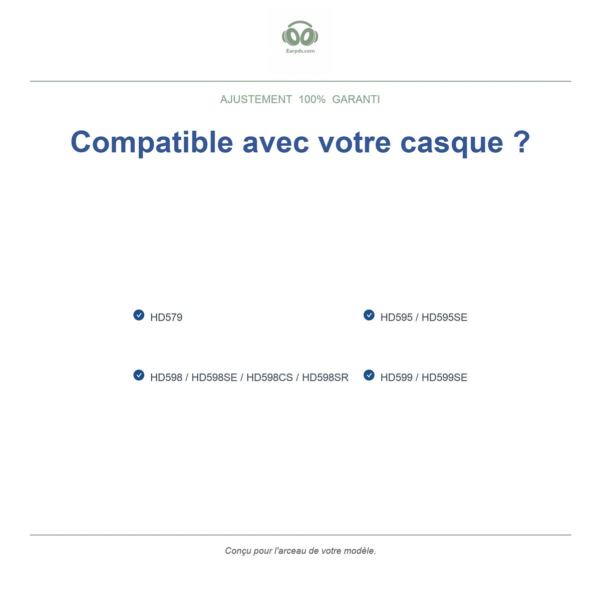 Sennheiser, modèles compatibles