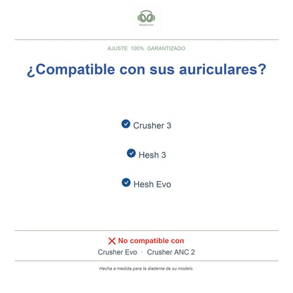 Diadema de repuesto para Skullcandy Hesh Evo / Crusher, modelos compatibles