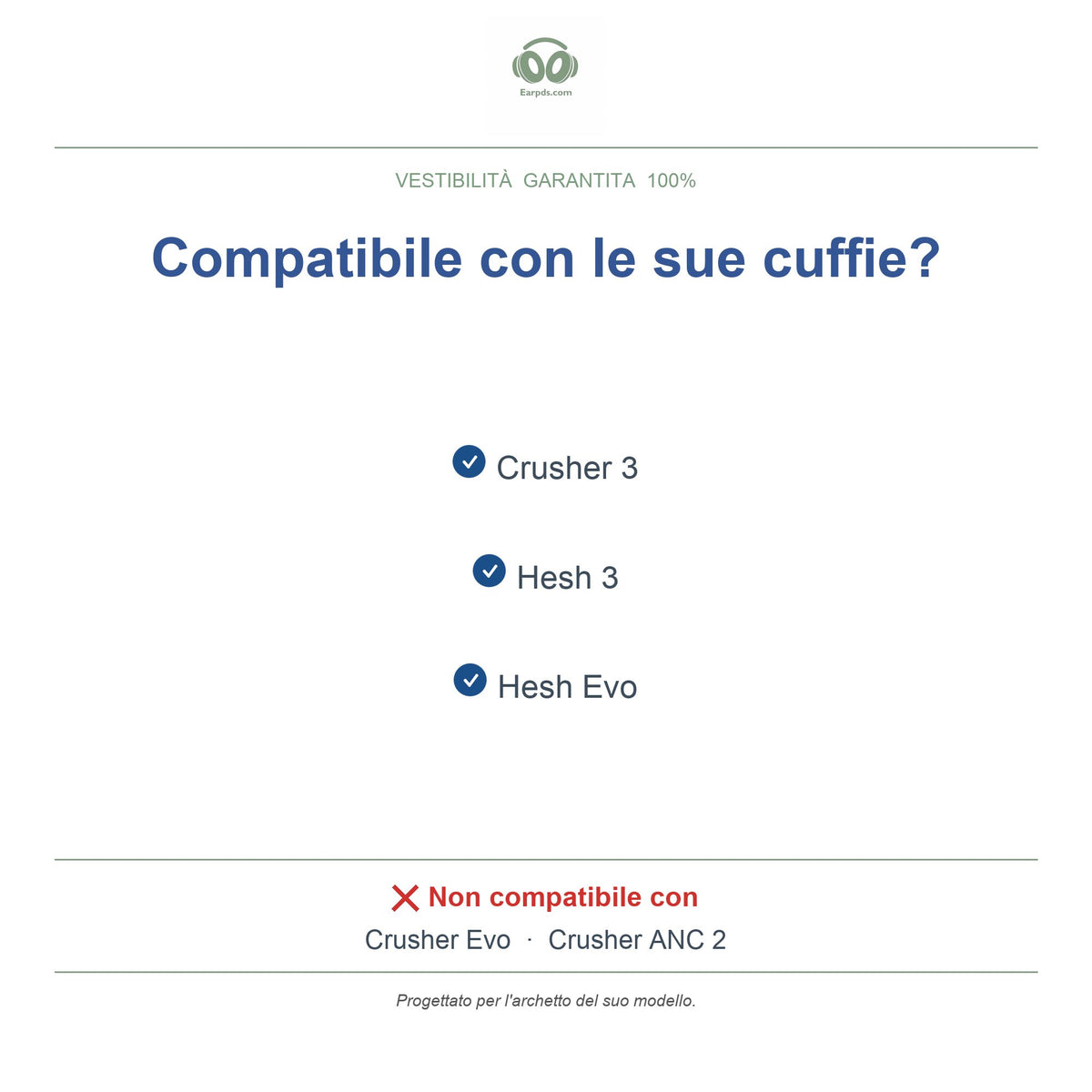 Archetto per Skullcandy Hesh Evo / Crusher