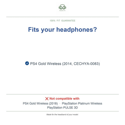 Headband for Sony PS4 Gold Wireless, compatible models