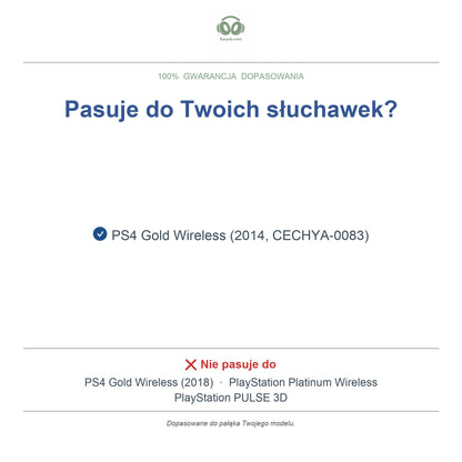 Pałąk do słuchawek Sony PS4 Gold Wireless, kompatybilne modele
