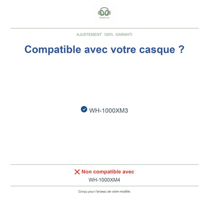 Coussin d'arceau pour Sony WH-1000XM3, modèles compatibles