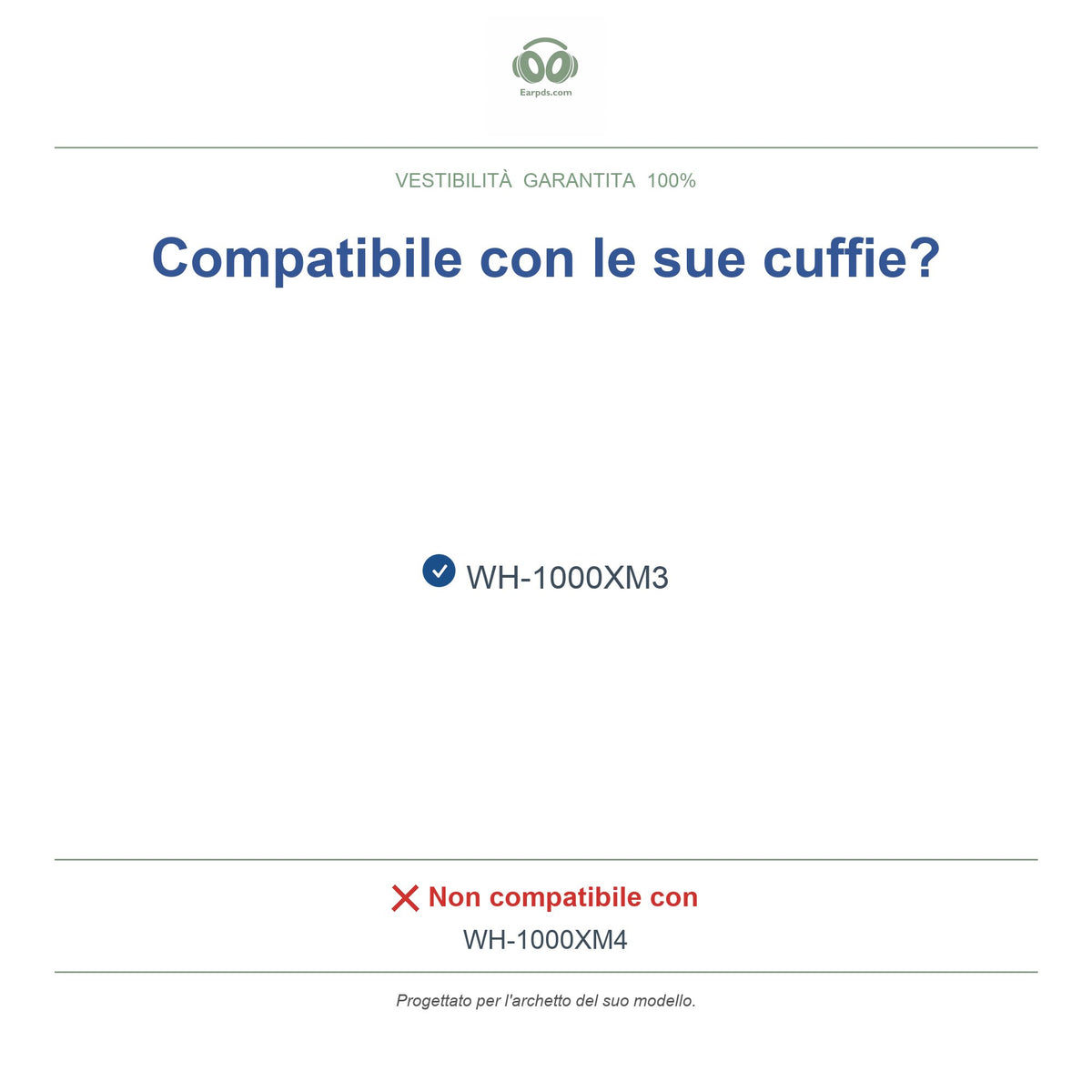 Archetto per Sony WH-1000XM3, modelli compatibili