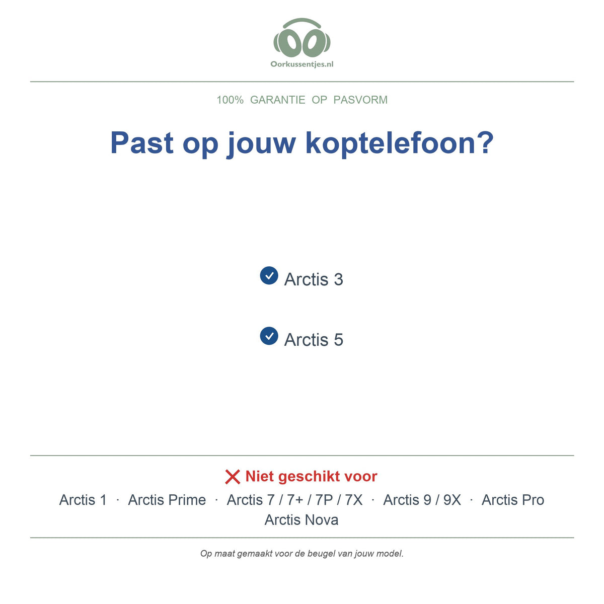Kopfband für SteelSeries Arctis 3 / Arctis 5 – Ersatz-Kopfhörer-Kopfband (elastisches Band), passend für Arctis 3 und Arctis 5 – nicht für andere Arctis-Modelle – kompatible Modelle